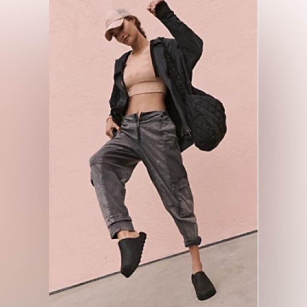 Free People Half Time Clogs in black